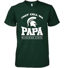 Michigan State Spartans They Call Me Papa Men's Premium T-Shirt Men's Premium T-Shirt - belovedtshirt