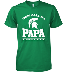 Michigan State Spartans They Call Me Papa Men's Premium T-Shirt Men's Premium T-Shirt - belovedtshirt