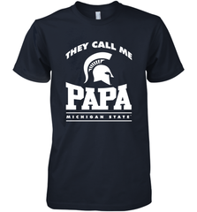 Michigan State Spartans They Call Me Papa Men's Premium T-Shirt Men's Premium T-Shirt - belovedtshirt