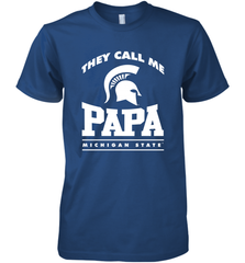 Michigan State Spartans They Call Me Papa Men's Premium T-Shirt Men's Premium T-Shirt - belovedtshirt