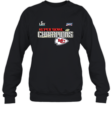 Youth Kansas City Chiefs NFL Pro Line by Fanatics Super Bowl LIV Champions Trophy Crewneck Sweatshirt Crewneck Sweatshirt - belovedtshirt