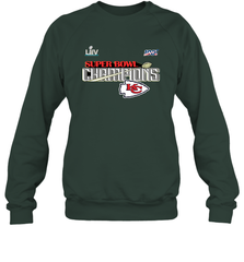 Youth Kansas City Chiefs NFL Pro Line by Fanatics Super Bowl LIV Champions Trophy Crewneck Sweatshirt Crewneck Sweatshirt - belovedtshirt