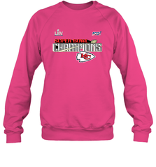 Youth Kansas City Chiefs NFL Pro Line by Fanatics Super Bowl LIV Champions Trophy Crewneck Sweatshirt Crewneck Sweatshirt - belovedtshirt
