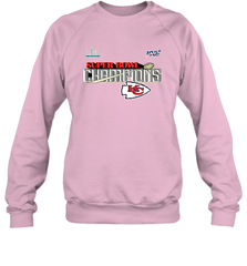 Youth Kansas City Chiefs NFL Pro Line by Fanatics Super Bowl LIV Champions Trophy Crewneck Sweatshirt Crewneck Sweatshirt - belovedtshirt