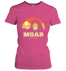 Moab Utah Vintage Sunset Arches Adventure Outdoors Women's T-Shirt Women's T-Shirt - belovedtshirt