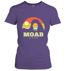 Moab Utah Vintage Sunset Arches Adventure Outdoors Women's T-Shirt Women's T-Shirt - belovedtshirt
