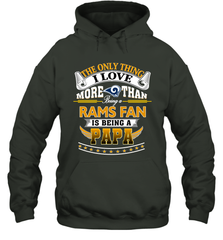 NFL The Only Thing I Love More Than Being A Los Angeles Rams Fan Is Being A Papa Football Hooded Sweatshirt Hooded Sweatshirt - belovedtshirt