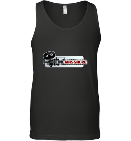 Cinemassacre Modern Chainsaw Logo Men's Tank Top Men's Tank Top / Black / XS Men's Tank Top - belovedtshirt