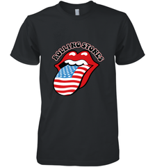 Mens The Rolling Stones USA Tongue Men's Premium T-Shirt Men's Premium T-Shirt - belovedtshirt