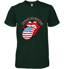 Mens The Rolling Stones USA Tongue Men's Premium T-Shirt Men's Premium T-Shirt - belovedtshirt