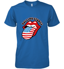 Mens The Rolling Stones USA Tongue Men's Premium T-Shirt Men's Premium T-Shirt - belovedtshirt