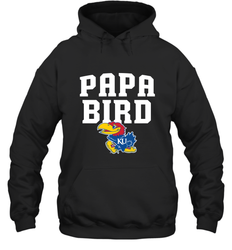 Kansas Jayhawks Papa Bird Hooded Sweatshirt