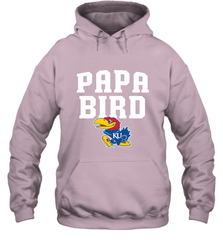 Kansas Jayhawks Papa Bird Hooded Sweatshirt Hooded Sweatshirt - belovedtshirt