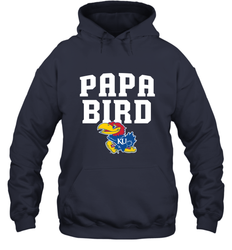 Kansas Jayhawks Papa Bird Hooded Sweatshirt