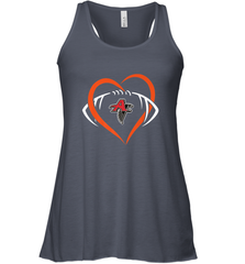 NFLAtlanta Falcons Heart Love Football Women's Racerback Tank Women's Racerback Tank - belovedtshirt
