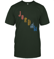 Vintage Jordan t shirt with Skyscarper Jordan Men's T-Shirt Men's T-Shirt - belovedtshirt