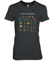 Types Of Dinosaurs Women's Premium T-Shirt