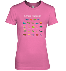 Types Of Dinosaurs Women's Premium T-Shirt Women's Premium T-Shirt - belovedtshirt