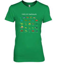 Types Of Dinosaurs Women's Premium T-Shirt