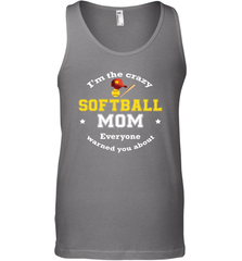 Crazy Softball Mom Men's Tank Top Men's Tank Top - belovedtshirt