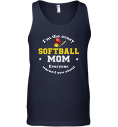 Crazy Softball Mom Men's Tank Top