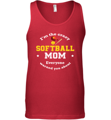 Crazy Softball Mom Men's Tank Top Men's Tank Top - belovedtshirt