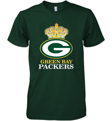 NFL Green Bay Packers Logo Champion Crown Men's Premium T-Shirt Men's Premium T-Shirt - belovedtshirt