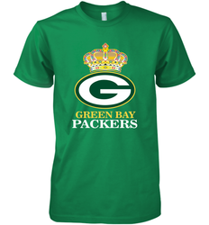 NFL Green Bay Packers Logo Champion Crown Men's Premium T-Shirt