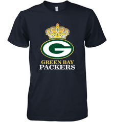NFL Green Bay Packers Logo Champion Crown Men's Premium T-Shirt Men's Premium T-Shirt - belovedtshirt