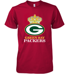 NFL Green Bay Packers Logo Champion Crown Men's Premium T-Shirt Men's Premium T-Shirt - belovedtshirt