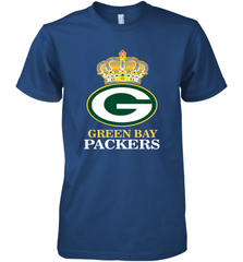NFL Green Bay Packers Logo Champion Crown Men's Premium T-Shirt Men's Premium T-Shirt - belovedtshirt