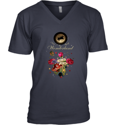 I Found Myself In Wonderland  Alice In Wonderland Men's V-Neck