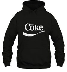 Coca Cola Vintage Enjoy Coke White Logo Hooded Sweatshirt Hooded Sweatshirt - belovedtshirt