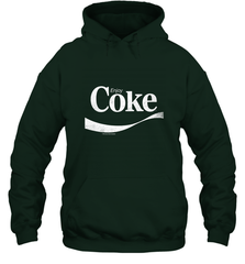 Coca Cola Vintage Enjoy Coke White Logo Hooded Sweatshirt Hooded Sweatshirt - belovedtshirt
