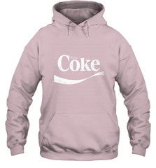 Coca Cola Vintage Enjoy Coke White Logo Hooded Sweatshirt Hooded Sweatshirt - belovedtshirt