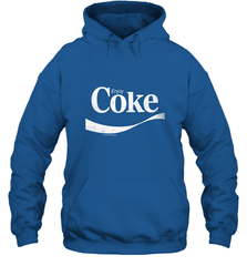 Coca Cola Vintage Enjoy Coke White Logo Hooded Sweatshirt Hooded Sweatshirt - belovedtshirt