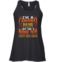 I'm A Camping Papa Camping Dad Gift Women's Racerback Tank