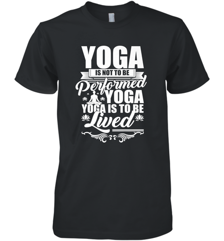 Yoga is More Than Yoga It's a Lifestyle Men's Premium T-Shirt Men's Premium T-Shirt / Black / XS Men's Premium T-Shirt - belovedtshirt