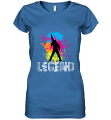 Legends Live Forever Rock Star Music Tees Women's V-Neck T-Shirt Women's V-Neck T-Shirt - belovedtshirt