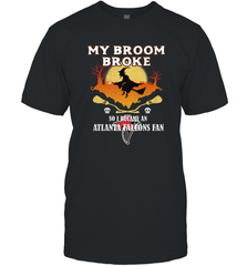 Broom Broke So I Became An Atlanta Falcons Fan  NFL Halloween Costume Men's T-Shirt Men's T-Shirt - belovedtshirt