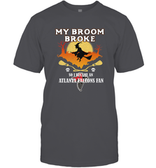 Broom Broke So I Became An Atlanta Falcons Fan  NFL Halloween Costume Men's T-Shirt Men's T-Shirt - belovedtshirt