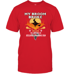 Broom Broke So I Became An Atlanta Falcons Fan  NFL Halloween Costume Men's T-Shirt Men's T-Shirt - belovedtshirt
