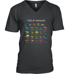 Types Of Dinosaurs Men's V-Neck Men's V-Neck - belovedtshirt