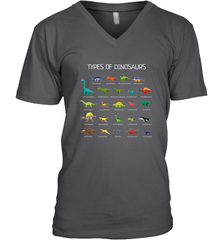 Types Of Dinosaurs Men's V-Neck Men's V-Neck - belovedtshirt