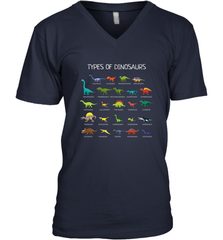 Types Of Dinosaurs Men's V-Neck Men's V-Neck - belovedtshirt