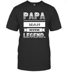 Papa Man Myth Legend Father's Day Dad Veteran Gift Men's T-Shirt Men's T-Shirt - belovedtshirt