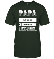 Papa Man Myth Legend Father's Day Dad Veteran Gift Men's T-Shirt Men's T-Shirt - belovedtshirt