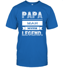 Papa Man Myth Legend Father's Day Dad Veteran Gift Men's T-Shirt Men's T-Shirt - belovedtshirt