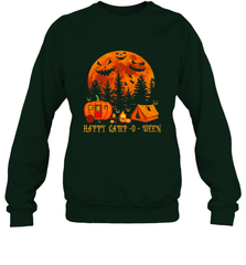 Happy Camp O Ween Funny Camping Halloween Costume Camper RV Crewneck Sweatshirt Crewneck Sweatshirt - belovedtshirt