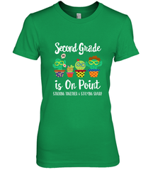 2nd Grade is on point, 1st day of school cactus teacher gift Women's Premium T-Shirt Women's Premium T-Shirt - belovedtshirt